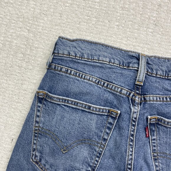 Levi’s 510 Cutoff Denim Shorts Men’s Size 28 Blue Distressed Jean Summer Casual - Picture 10 of 12